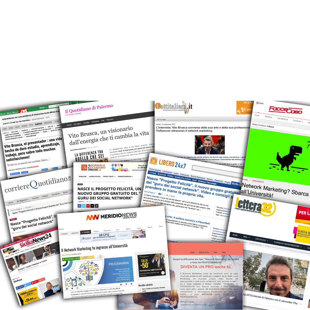 Una selezione degli articoli della rassegna stampa