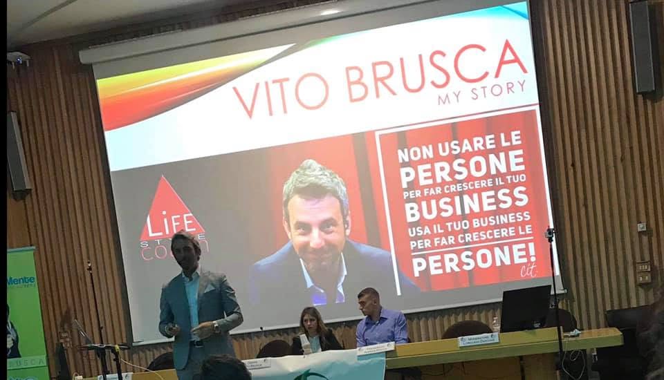 Vito Brusca durante il suo seminario all’Università di Palermo